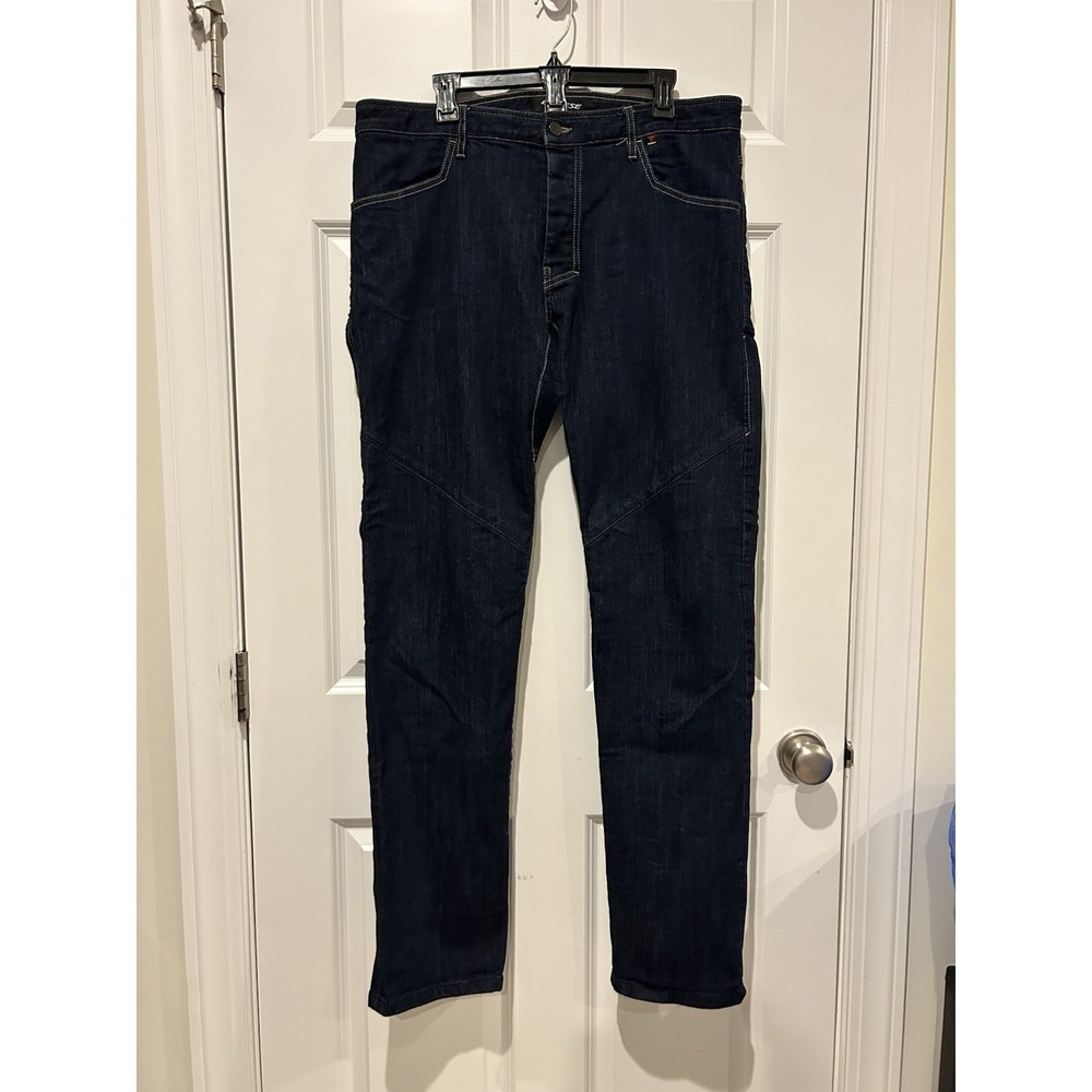 Dainese Tivoli Regular Motorcycle Riding Jeans Dark Denim Made in Italy Size 37